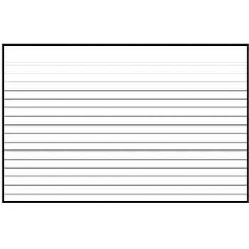 Apli 13260 Fichas Rayadas Nº4, 125 X 200 Mm X 100U