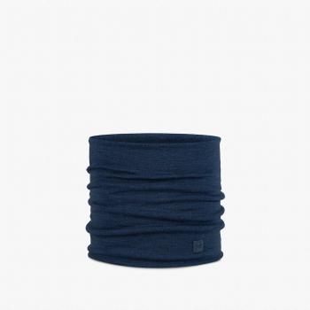 Buff Cuello Unisex Heavyweight Merino Wool Solid Night Blue