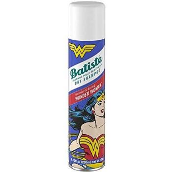 Batiste champu seco wonder woman edicion limitada sin sulfatos champu vegano y ecofriendly con aroma a almizcle lirio rosa lavanda y naranja 200ml 200 g