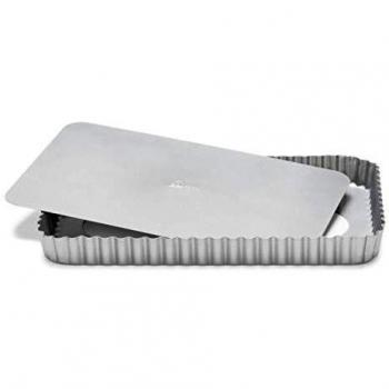 Moule a Tarte Rectangular Antiadherente con Base Desmontable 32x22cm Patisse