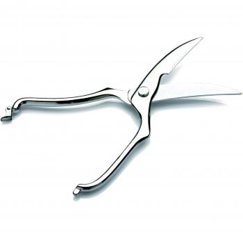 Zaseves Cromo Tijeras para Ave, Plata, Pack de 60