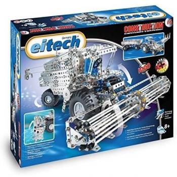 Eitech Eitech-C16 C16-Cosechadora trilladora, Multicolor, Cosechadora y Tractor con Remolque