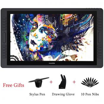 HUION KAMVAS GT-221 PRO HD IPS Tableta Gráfica Profesional Pantalla para Lápiz Monitor con 8192 Sensibilidad de Presión del Lápiz y 10 Teclas de Accesos Directos 1 Barras Táctiles