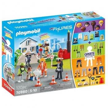 PLAYMOBIL® My Figures: Rescue Mission 70980 - Versatile Action Figure Playset for Ages 5+