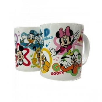 Taza de Cerámica Disney Mickey y Amigos, 325 ml, en Caja de Regalo