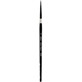 Silver Brush Limited 3000S2 Black Velvet Round Brush for Watercolour, Size 2, Short Handle