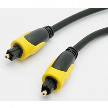 Euroconnex - Cable audio, fibra optica, Toslink Macho - Macho de 10 metros, alta calidad de sonido