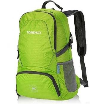 TOMSHOO 30L Mochila Bolsa Plegable Impermeable Unisexo Ultra Ligero de Nylon para Trekking Viajes al Aire Libre Ciclismo