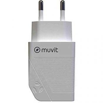 muvit for change Transformador 2 USB 4.8A 24W Blanco