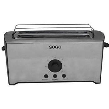 Parrilla de acero inoxidable – 2 largos de cocción – 1600 W