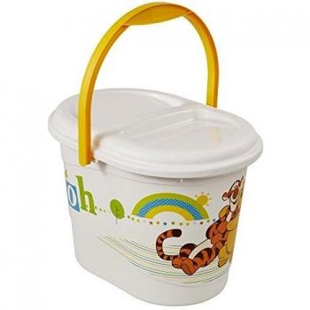 keeeper Contenedor de Pañales con Tapa y Asa Winnie, 13 L, Karol, Blanco