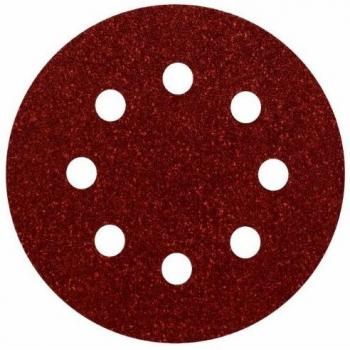 Bosch 2 608 605 105 - Hoja de lija, paquete de 5 uds. - 115 mm, 80