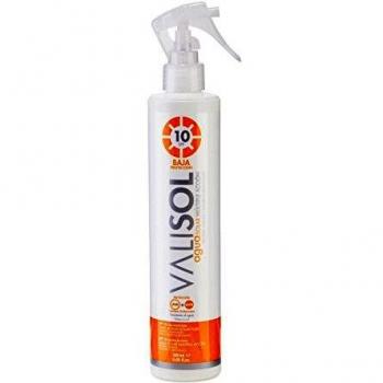 Valisol Agua Solar SPF 10. Crema solar bronceadora. Protege Hidrata-300ml.