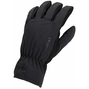 Guantes Impermeables Ligero Todo Clima SealSkinz - Negro, Hombre