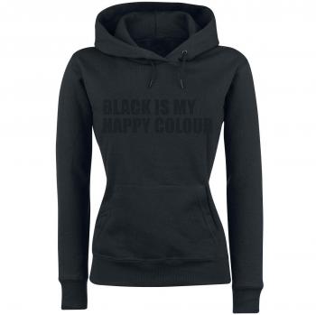 Black Is My Happy Colour Jersey con Capucha Mujer Negro L