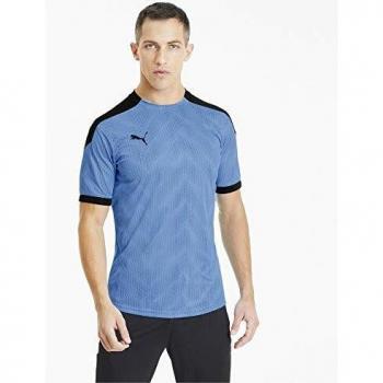 PUMA Ftblnxt Graphic Shirt Camiseta, Hombre, Luminous Blue Black, L