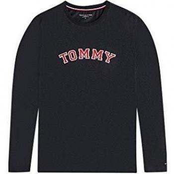 Tommy Hilfiger UM0UM01628 - Camiseta de manga larga para hombre, color azul Gris oscuro XL