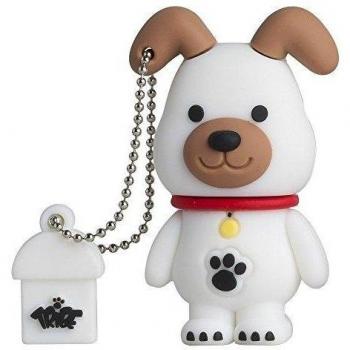 Tribe Animals The Originals Pendrive - Memoria USB Flash Drive 2.0, de goma, de 4 GB con llavero, diseño Ben el Perro Beagle
