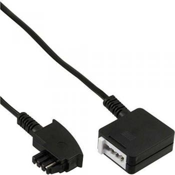 Extensión TAE-N InLine® 10m, Conector/Enchufe para Telefonía