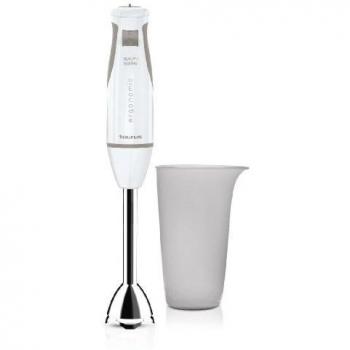 Taurus Bapi 600 Inox Ergonomic - Batidora, 600W, 10 velocidades, varilla inoxidable, color blanco