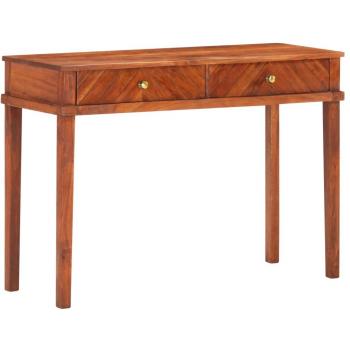 Consola de madera maciza de acacia 110x40x76 cm