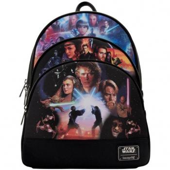 Mini Mochila Loungefly Star Wars Trilogía