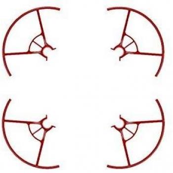 dji Tello Iron Man Edition Propeller Guards - Protección para Hélices del Drone, Compatible con dji Tello, 4 Piezas, Seguro y Ligero - Rojo