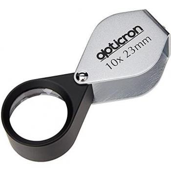 Opticron 10x 23mm Folding Metal Loupe Magnifier
