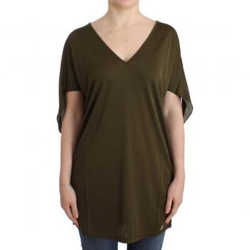 John Galliano Vibrant Green Short Sleeve Blouse Top - M