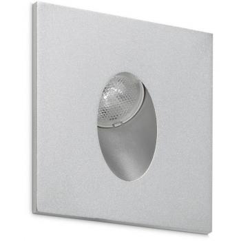 Empotrable LED LIGUR IP44 3W 160lm Aluminio Anodizado 3000K Ahorro Energético