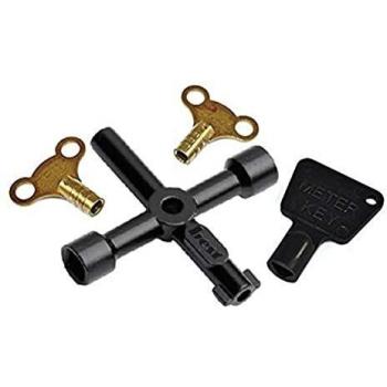 Bulk Hardware - Juego de llaves para radiadores/contadores