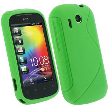 iGadgitz Dual Tone Crystal Gel Funda Verde - fundas para teléfonos móviles