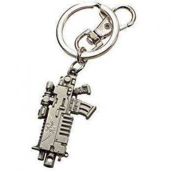 Warhammer 40K Bolter Metallic Finish Metal Keychain