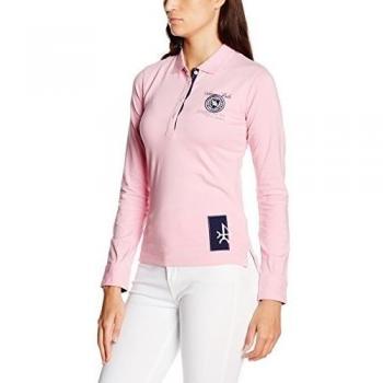 VALECUATRO M Escudo Ladies, Polo para Mujer, Rosa, L