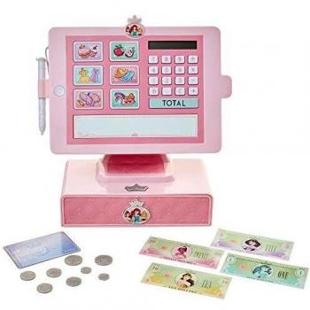 Caja Registradora Princesas Disney - Caja registradora de juguete, diseño de princesas Disney, incluye accesorios como monedas y billetes, sonidos y luces, fomenta el juego simbólico y la creatividad
