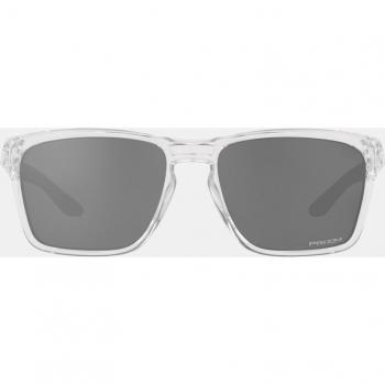 Oakley Sylas OO 9448 29 - Gafas de sol de hombre rectangulares transparentes con lentes Prizm Black