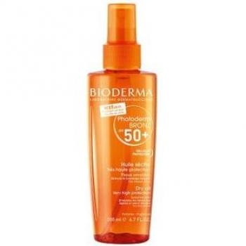 Aceite Seco Bronceador Bioderma Photoderm Bronz SPF50+ 200ml