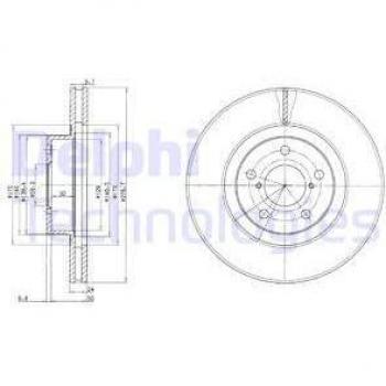 Disco de freno DELPHI BG2827C