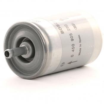 Filtro de combustible BOSCH 0 450 905 280, alta calidad, diseño eficiente para filtración de impurezas, compatible con múltiples modelos de vehículos, fácil instalación, durabilidad garantizada