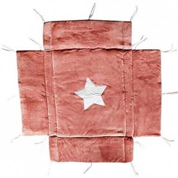 Alfombra Reversible Suave para Niños Domiva - Color Terracota - 75x95/100x100 cm
