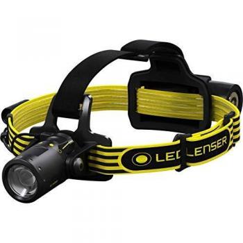 Linterna frontal LED recargable LEDLENSER iLH8R, 300 lm, alcance 160 m, batería Li-Ion, certificaciones ATEX e IECEx, resistencia al agua IP66