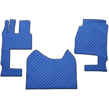 Alfombra moldeada F-CORE FL04 BLUE, alfombrilla de diseño moderno, color azul, fabricada con materiales de alta calidad, resistente al desgaste y fácil de limpiar