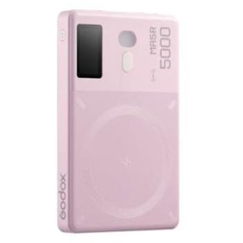 Godox MA5R Pink RGB LED Light and Power Bank