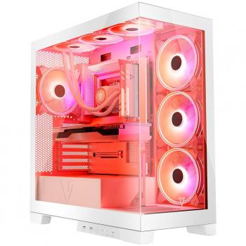 Caja Semitorre ATX Modecom Volcano SPACE APEX ARGB Blanco