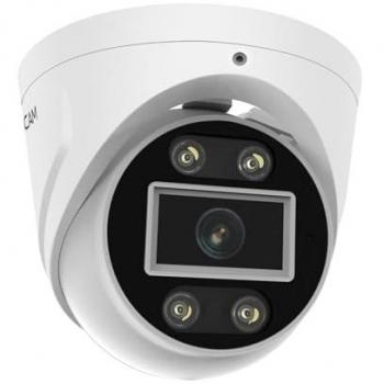 Cámara IP Exterior Foscam T5EP - 5 MP, PoE, con Focos, Sirena y Audio Bidireccional
