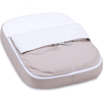 Saco nórdico ajustable gris marengo para minicuna CREA 55x70 cm