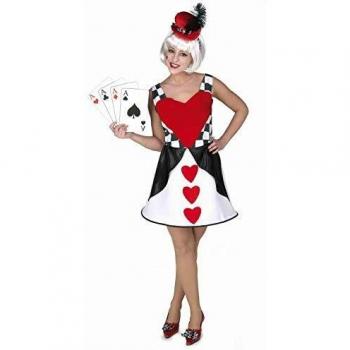 DIsfraz Reina de Corazones. Talla M de Mujer.