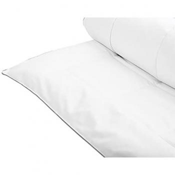 Edredón Acolchado de Algodón Japara Blanco Tamaño Doble 200 x 220 cm Koutra