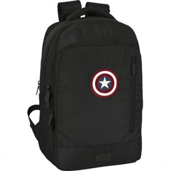 Mochila Portatil 15,6+tablet+usb Capitan America Teen - Safta