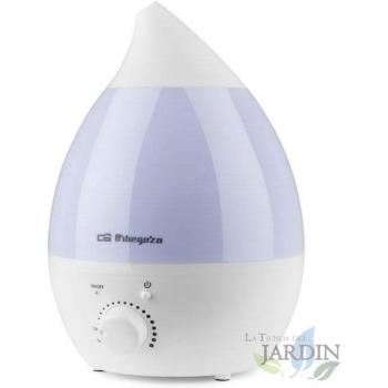 Humificador Ultrasónico de Colores 1.3L, Silencioso 18W, Ajuste de Vapor para Habitaciones hasta 20m2 con Aromaterapia